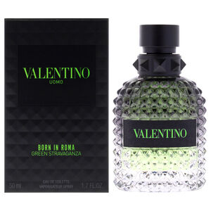 Valentino Uomo Born In Roma Green Stravaganza by Valentino 1.7 oz EDT Spray